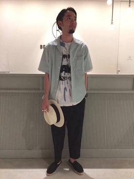 坂手 雄貴さん(メンズ・181cm)の夏コーディネート