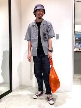 坂手 雄貴さん(メンズ・181cm)の春コーディネート