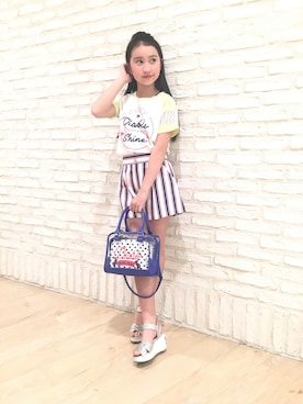 「DIABLE（ディアブル）のアイテム」を使った、NANASEさん（キッズ・145cm）の夏コーディネート