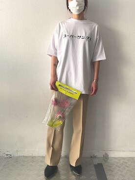 「SUPP.（サップ）のアイテム」を使った、345sayokoさん（レディース・164cm）の春コーディネート