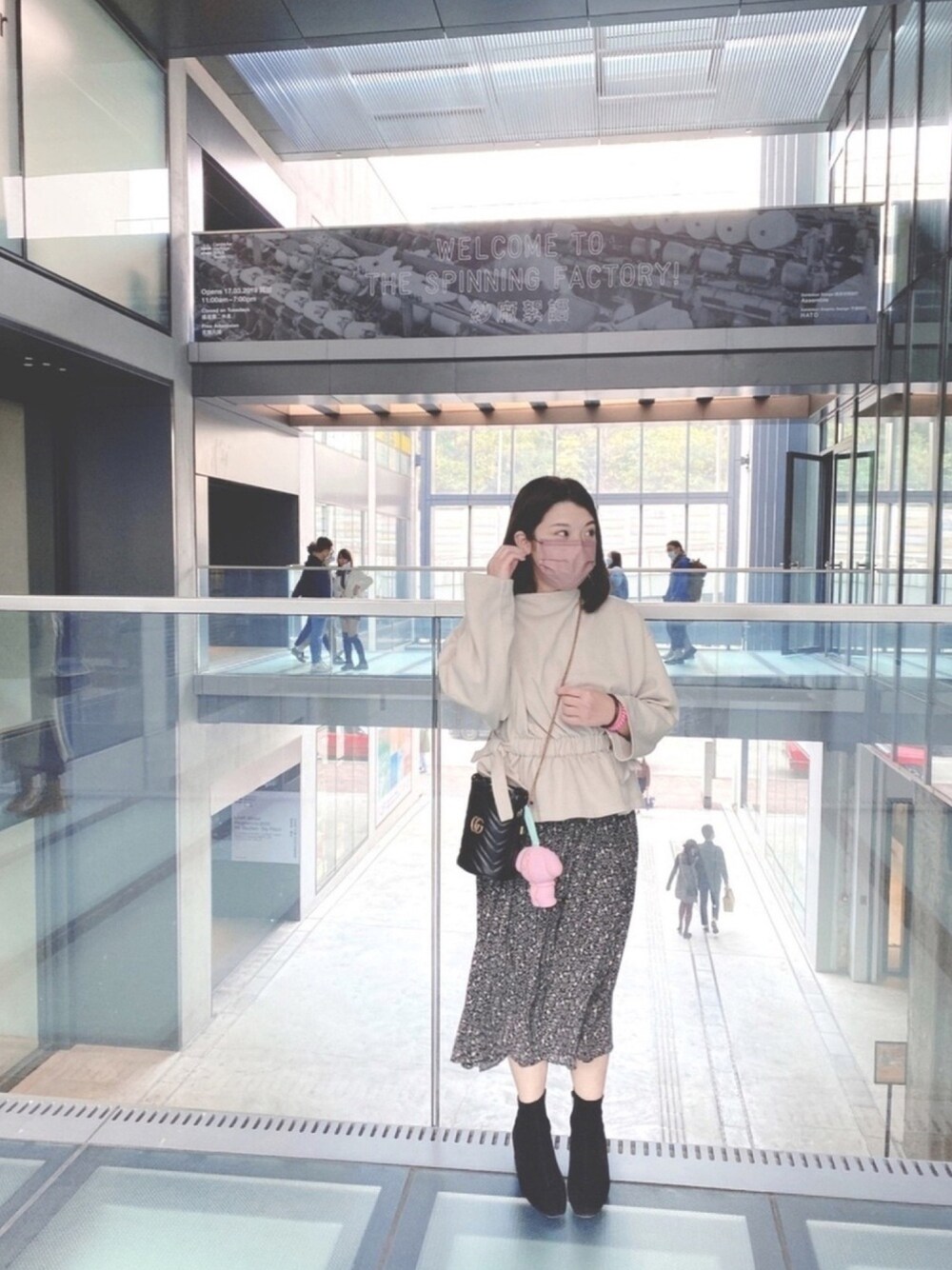 「ootd」｜「GUのアイテム（トップス、ベージュ系）」を使った、kobe♪(´ε｀ )さん（レディース・150cm）の冬コーディネートの1枚目の写真