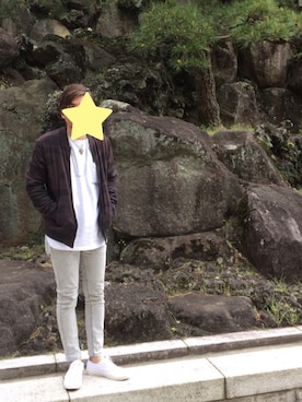 「ジャックパーセル」｜「アイテム（ブルゾン）」を使った、kenzyさん（メンズ・172cm）の春コーディネート