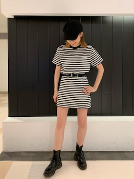蛭田彩華さん(レディース・161cm)の春コーディネート