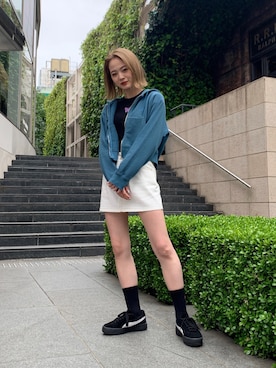 蛭田彩華さん（レディース・161cm）の春コーディネート