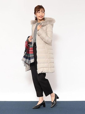 森 美彩さん（レディース・169cm）の冬コーディネート