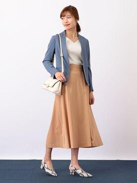森 美彩さん(レディース・169cm)の春コーディネート