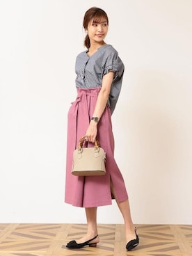 森 美彩さん（レディース・169cm）の春コーディネート