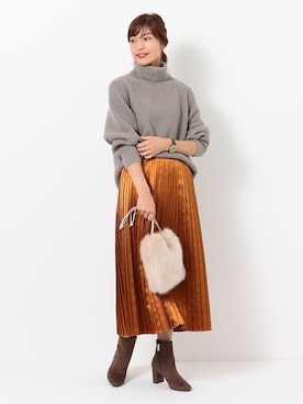 森 美彩さん（レディース・169cm）の秋コーディネート