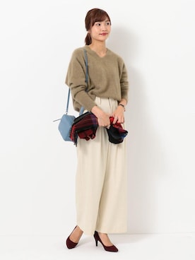 森 美彩さん（レディース・169cm）の秋コーディネート