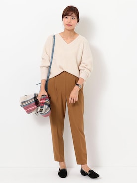 森 美彩さん（レディース・169cm）の秋コーディネート