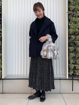 森 美彩さん（レディース・169cm）の冬コーディネート