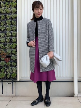 森 美彩さん（レディース・169cm）の冬コーディネート