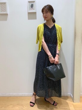 「ONE-PIECE」｜森 美彩さん（レディース・169cm）の夏コーディネート