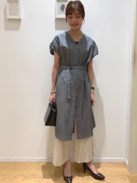 「ONE-PIECE」｜森 美彩さん（レディース・169cm）の夏コーディネート