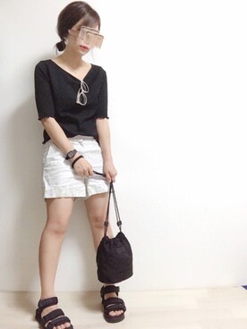 「ジーユー」｜kodommyさん（レディース・151cm）の夏コーディネート