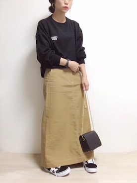 「NOWiSTYLE（ナウアイスタイル）のアイテム」を使った、kodommyさん（レディース・151cm）の秋コーディネート