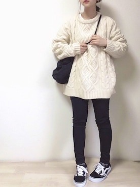 「黒パンツ」｜kodommyさん（レディース・151cm）の冬コーディネート