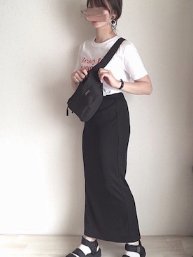 「 Tシャツ」｜kodommyさん（レディース・151cm）の春コーディネート