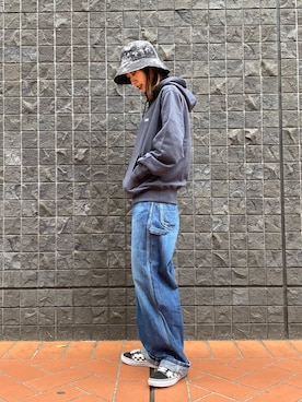 「くすみカラー」｜motomiさん（レディース・164cm）の秋コーディネート