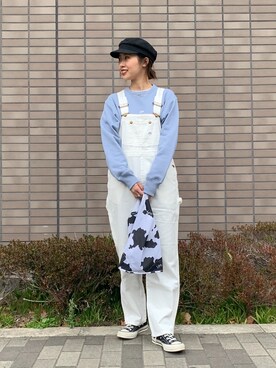 オールインワン サロペット ホワイト系 を使った人気ファッションコーディネート Wear