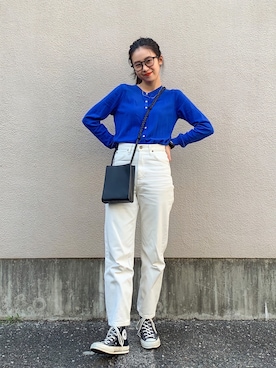 「CLEA（クレア）のアイテム」を使った、motomiさん（レディース・164cm）の春コーディネート