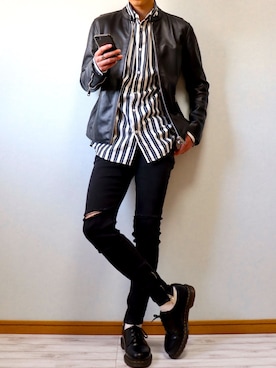 「アイテム（リング）」を使った、HAL. さん（メンズ・173cm・20代）の春コーディネート