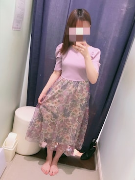 「tocco（トッコ）のアイテム（ワンピース/ドレス）」を使った、のいちゃんさん（レディース・156cm）の夏コーディネート