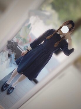 「ハロウィン」｜「アイテム（シャツワンピース）」を使った、Lilyさん（レディース・170cm）の秋コーディネート