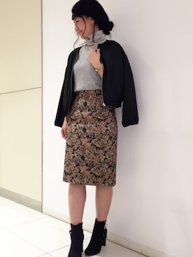 「アイテム（ブルゾン）」を使った、fujiyanさん（レディース・160cm・30代）の秋コーディネート