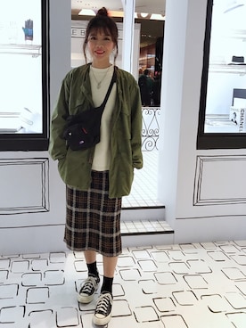 Mirandaさん（レディース・166cm）の冬コーディネート