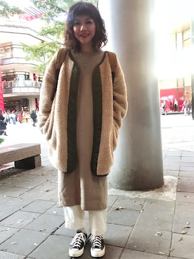 Mirandaさん（レディース・166cm）の冬コーディネート