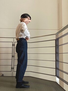 「Libra Cue（リブラ キュー）のアイテム（パンプス）」を使った、ヘルパーのおめかしさん（レディース・153cm）の秋コーディネート