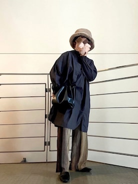 「Libra Cue（リブラ キュー）のアイテム（パンプス）」を使った、ヘルパーのおめかしさん（レディース・153cm）の冬コーディネート