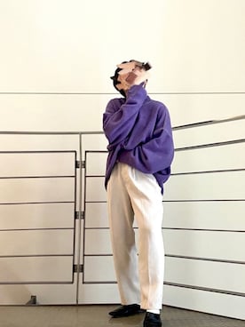 「Libra Cue（リブラ キュー）のアイテム（パンプス）」を使った、ヘルパーのおめかしさん（レディース・153cm）の冬コーディネート