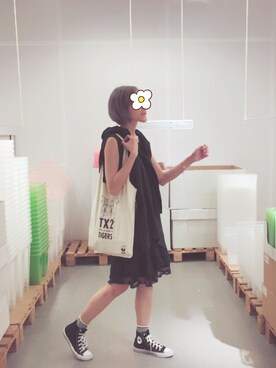 「WWF（ダブリュー・ダブリュー・エフ）のアイテム」を使った、JWさん（レディース・170cm）の春コーディネート