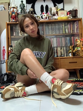 「SENSE（センス）のアイテム」を使った、MeiMeiRaceさん（レディース・157cm）の春コーディネート