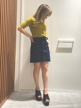 「FREE'S MART（フリーズマート）のアイテム」を使った、MIHIROさん（レディース・158cm）の春コーディネート