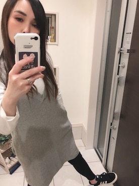 「部屋着」｜「アイテム（ワンピース/ドレス）」を使った、kiriさん（レディース・160cm）の春コーディネート