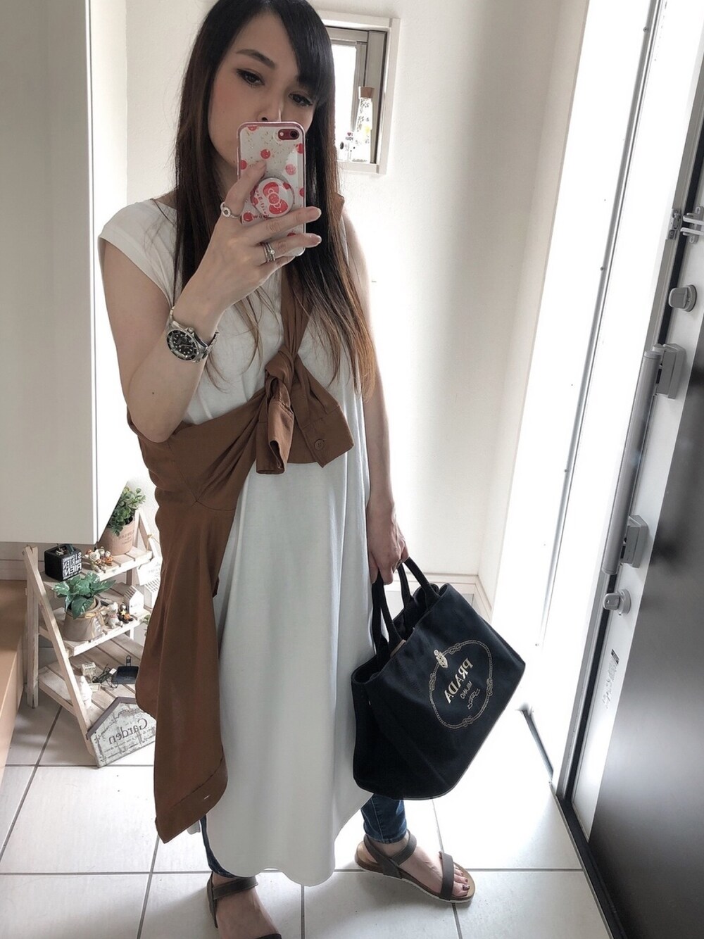 PRADA カナパ　キャンパストートバッグ Prada - カナパ キャンバス トートバッグ - women - コットン