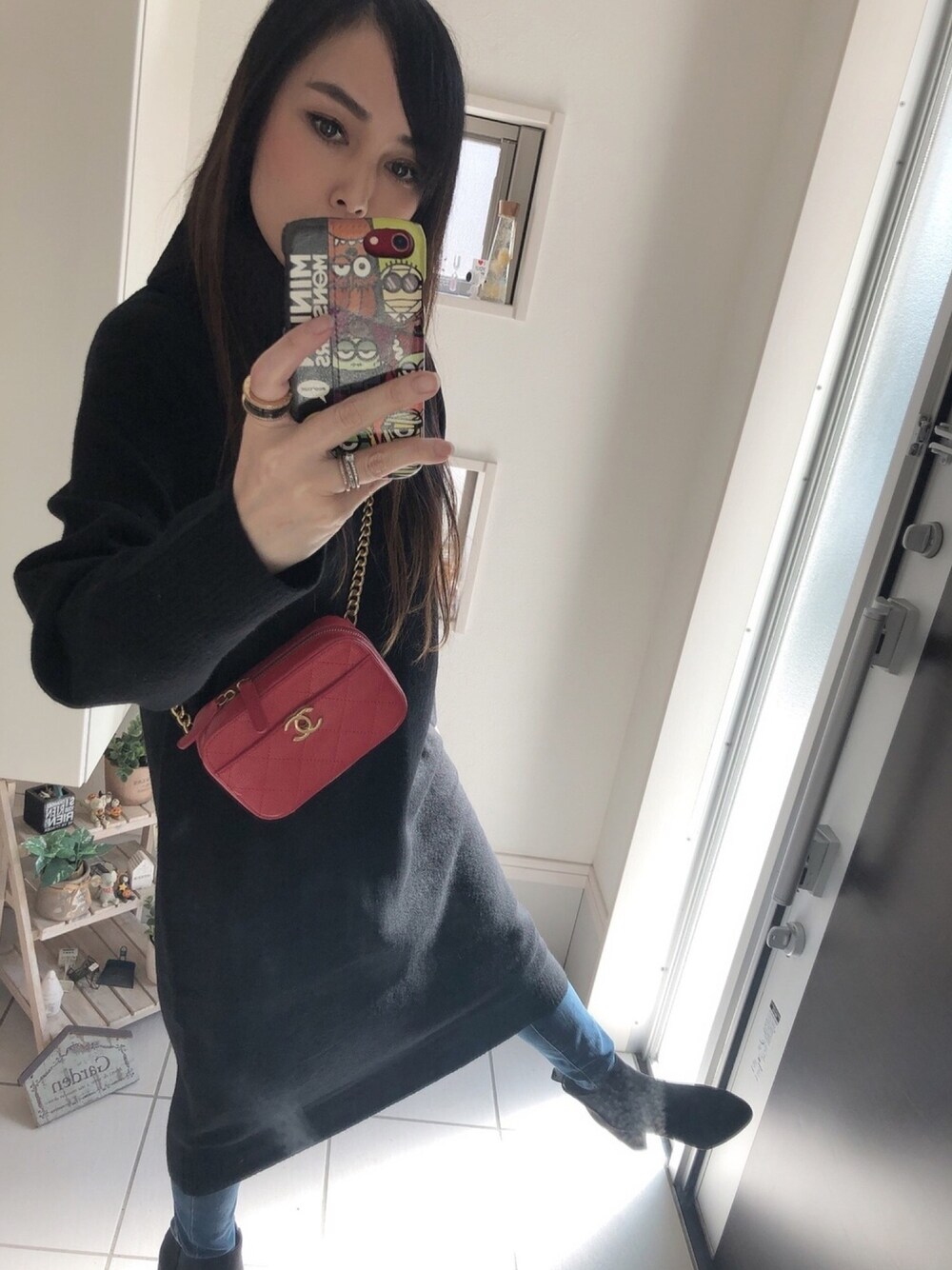 Chanel シャネル　赤　ウエストポーチ　ボディバッグ Chanel シャネル 赤 ウエストポーチ ボディバッグ レディース