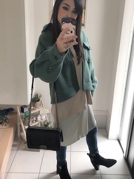 kiriさん（レディース・160cm）の冬コーディネート