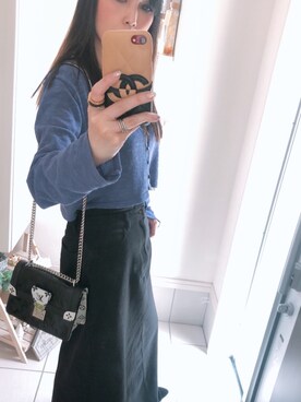 「ジーナシス」｜「アイテム（PC・スマホグッズ/家電）」を使った、kiriさん（レディース・160cm）の春コーディネート