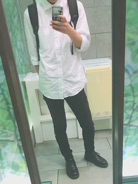 「BEN DAVIS（ベンデイビス）のアイテム（バックパック/リュック）」を使った、こさん（メンズ・175cm）の夏コーディネート