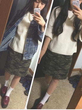 ひ。さん（レディース・156cm）の秋コーディネート