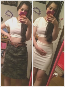 「GALSTAR（ギャルスター）のアイテム」を使った、ひ。さん（レディース・156cm）の夏コーディネート