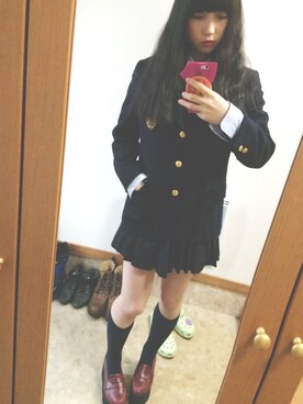 ひ。さん（レディース・156cm）の秋コーディネート