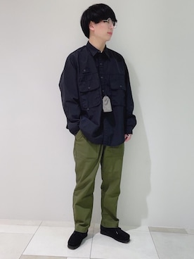 「GLR/ lab」｜平本　湧大さん（メンズ・164cm）の冬コーディネート