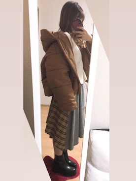 Saku☺︎さん(レディース・153cm)の冬コーディネート
