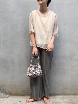 yumiさん（レディース・165cm）の夏コーディネート