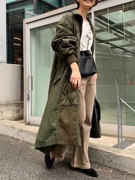 「CIAOPANIC TYPY（チャオパニックティピー）のアイテム（その他シューズ）」を使った、yumiさん（レディース・165cm）の秋コーディネート